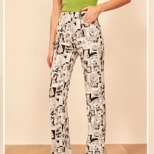 Reformation straight jeans comic size 29